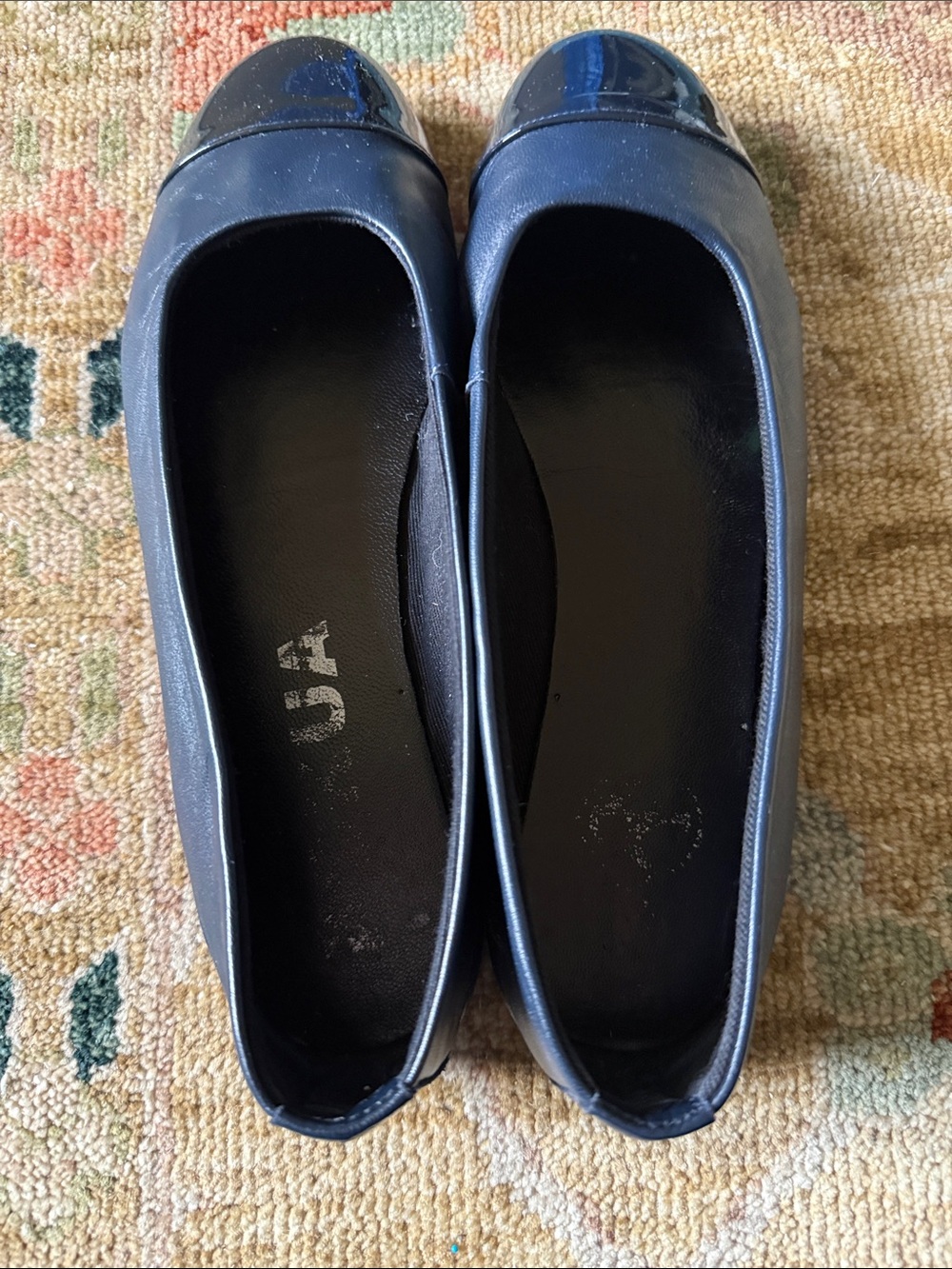Kokua Two toned Navy Ballet Flats - Women